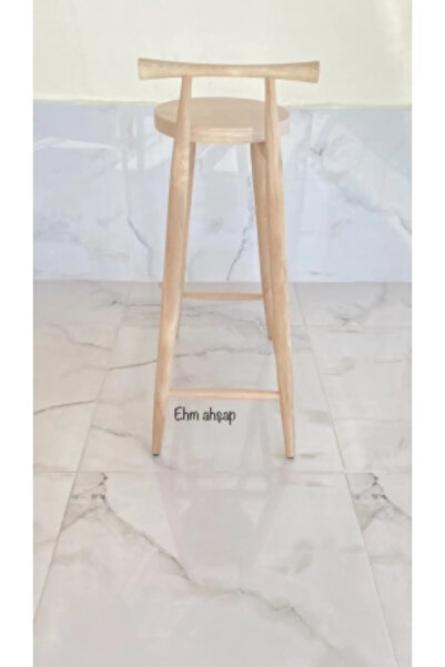 Genel Markalar Yüksek Midilli Bar Tabure 60 -65-70 ert ahşap tasarım