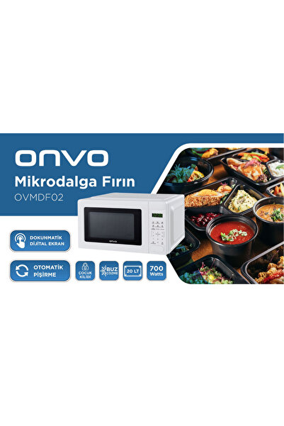ONVO OVMDF02 20 LT Dijital Mikrodalga Fırın