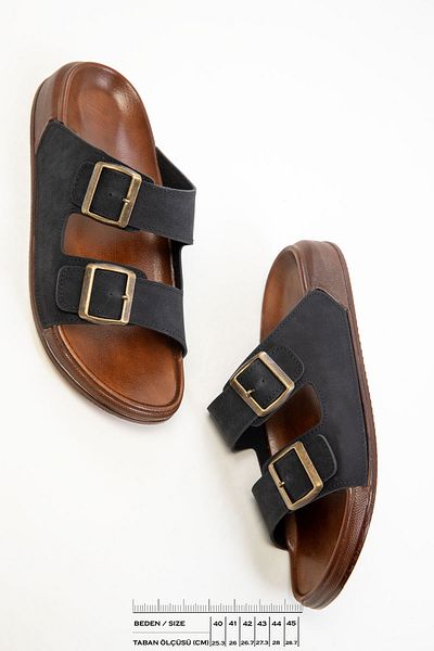 SOHO Black Men's Slippers 20304