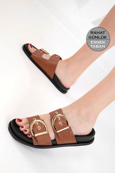 SOHO Tan Women's Slippers 20621