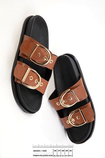 SOHO Tan Women's Slippers 20621