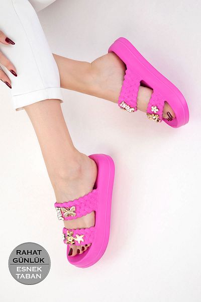SOHO Fuchsia Women's Slippers 20305