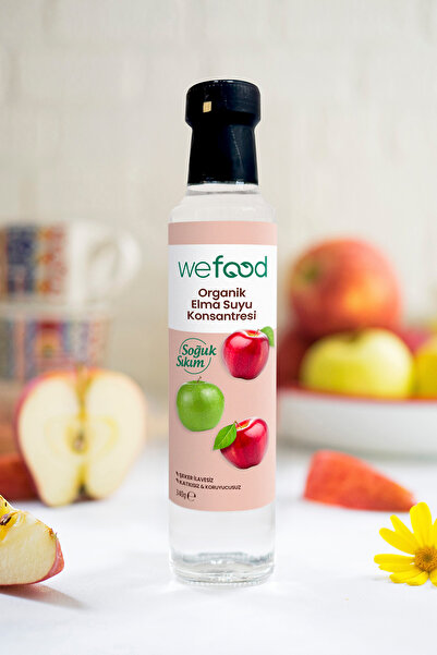 Wefood Organik Elma Suyu Konsantresi 340 gr 4'lü