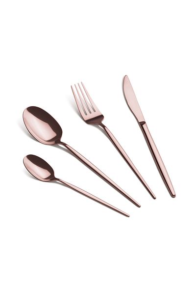 Berlinger Haus Rosegold evőeszköz készlet 24 db rozsdamentes acél Rosegold fémes vonal