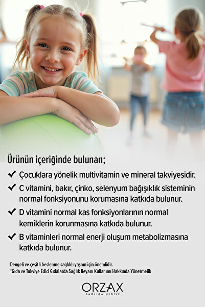 Ocean Vm Vitamin Mineral 150ml Portakallı Şurup