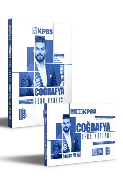 Benim Hocam Yayınları 2026 KPSS Coğrafya Ders Notları ve Tamamı Çözümlü Soru Bankası Seti Benim Hocam Yayınları