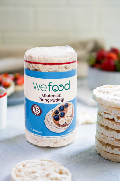 Wefood Pirinç Patlağı 100 gr 3'lü