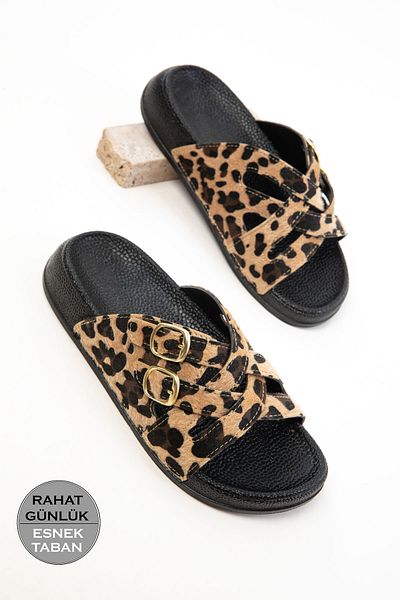 SOHO Leopard Women's Slippers 20751