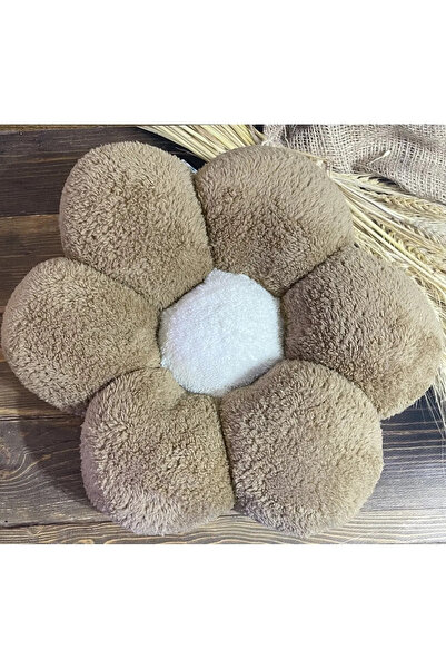 happyteks Perna Daisy Culoare bej deschis Perna din pluș Culoare bej deschis-...