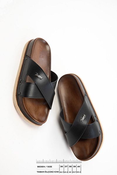 SOHO Black Women's Slippers 20717