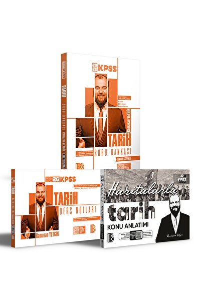 Benim Hocam Yayınları 2026 KPSS Tarih Ders Notları - Soru Bankası ve Haritala...