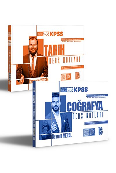 Benim Hocam Yayınları 2026 Kpss Tarih Ve Coğrafya Ders Notları Seti