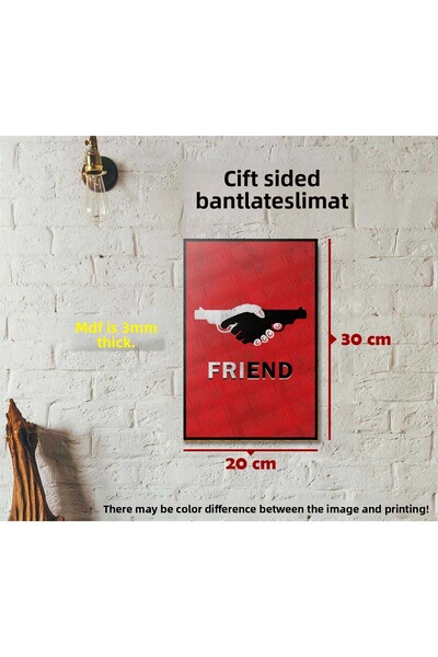 Borambalaj Αφίσα Καλλιτεχνικής Φιλίας (20x30cm)