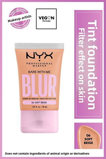 NYX Professional Makeup Blur Tint Skin Filter Effect Foundation - 06 Soft Beige