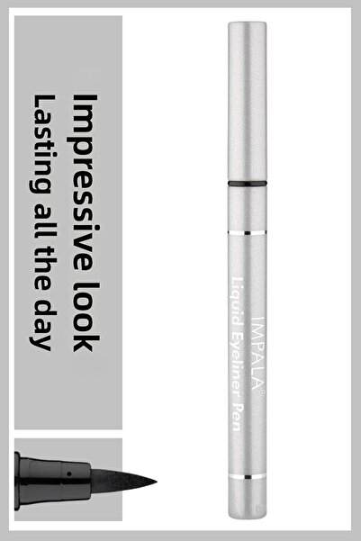 IMPALA قلم تحديد العيون السائل (أسود إكسترا-أسود غامق)