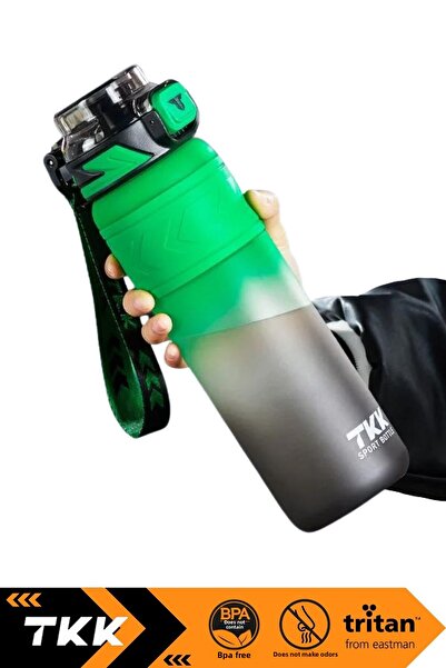 Vagonlife TKK 800 مل - مجموعة جديدة، زجاجة مياه تريتان ناعمة الملمس مزدوجة ال...