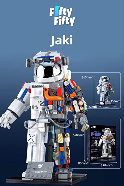 Vagonlife Jaki Space Series Astronaut Jk9106 - +800 Pieces Toy Building Set