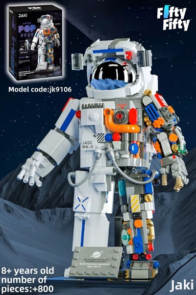 Vagonlife Jaki Space Series Astronaut Jk9106 - +800 Pieces Toy Building Set