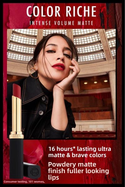 L'Oreal Paris أحمر شفاه غير لامع ذو حجم كبير من Color Riche - 188 Rose Activist