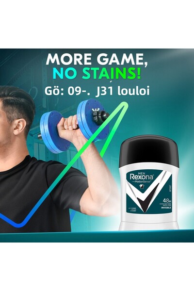 Rexona Rexona Men Antibacterial Invisible Stick 40ml