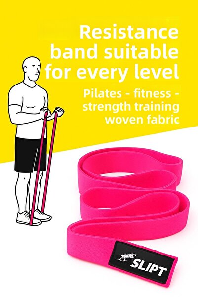 SLİPT Тъкана лента за съпротива Super Loop Band Лента за съпротива за упражне...