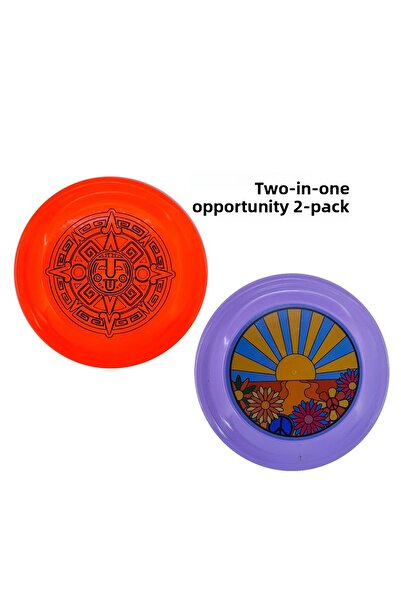 eser plastik عبوة فريزبي مكونة من قطعتين - قطع مريح