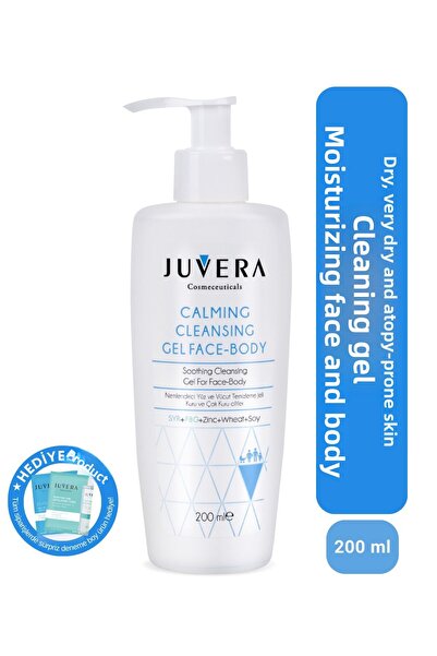 JUVERA Cosmeceuticals جل منظف مرطب للوجه والجسم - جل منظف مهدئ للوجه والجسم 2...