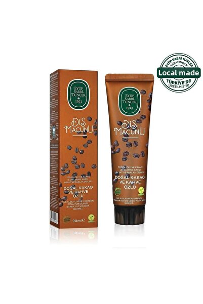 Eyüp Sabri Tuncer معجون أسنان بخلاصة الكاكاو والقهوة الطبيعية 90 مل