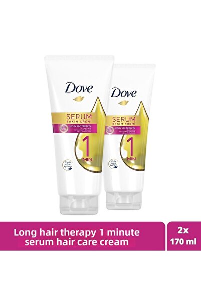 Dove Cremă de îngrijire a părului cu ser de 1 minut pentru terapie a părului ...