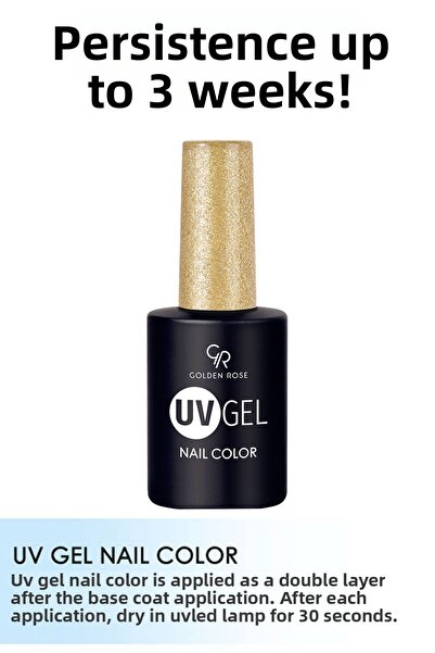 Golden Rose Uvgel Nail Color Permanent Nail Polish 202
