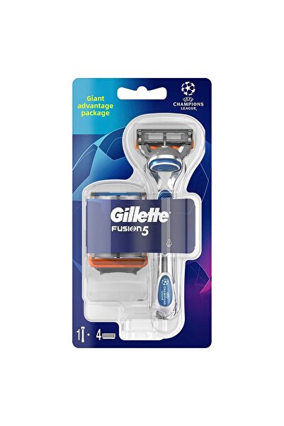Gillette ماكينة حلاقة فيوجن 5 + 4 شفرات احتياطية