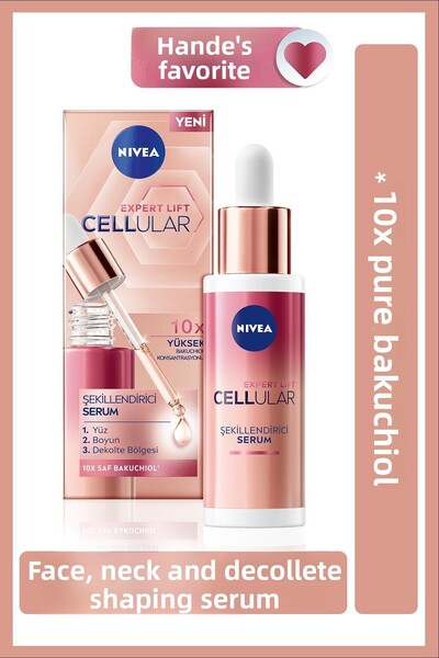 NIVEA سيروم تشكيل الخلايا الخلوية 30 مل، مضاد للشيخوخة للوجه والرقبة ومنطقة أ...