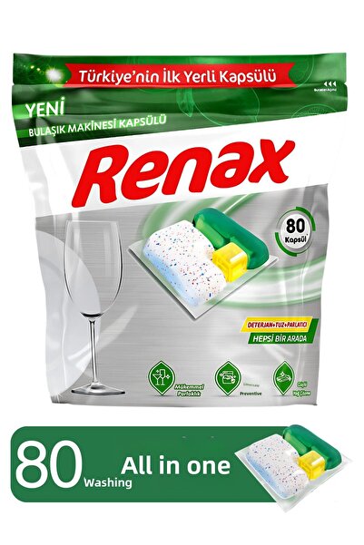 RENAX Dishwasher Capsules 80 in One