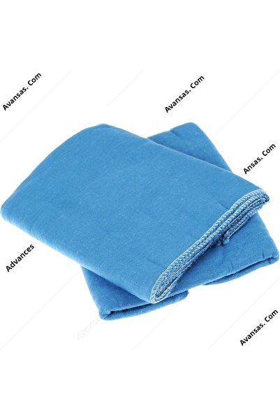 Bahat Pânză de curățare din țesătură de flanel albastră 12 pachete 30*30 cm