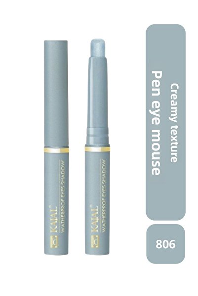 KAJAL Long Lasting Waterproof Eyeshadow Stick - 806 Ice Blue - Long-Lasting, ...