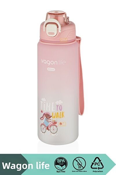 Vagonlife زجاجة مياه من البولي كربونات بتصميم حيوانات لطيفة من مجموعة جديدة س...