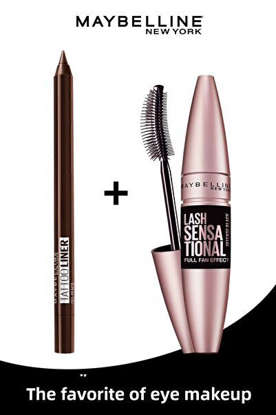 Maybelline New York ماسكارا إضافية باللون الأسود من Lash Sensational Fan & Ta...