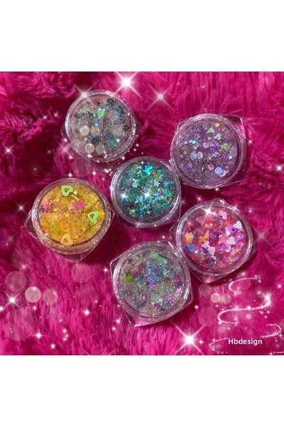 ShineBBCosmetic ظلال عيون كريمية - لمعان شعر الوجه والجسم