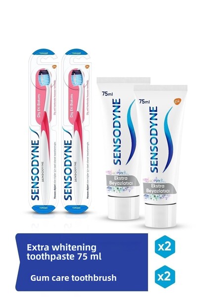 Sensodyne Extra Whitener + Gingival Care Toothbrush