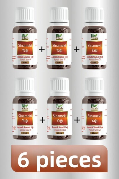 Bio Vitals زيت السنا - 20 مل، 6 قطع