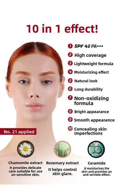 Missha Mükemmel Kapatıcılık Sunan Çok Fonksiyonlu M Perfect Cover BB Cream Ex SPF42/PA+++ No.21 (20ml)