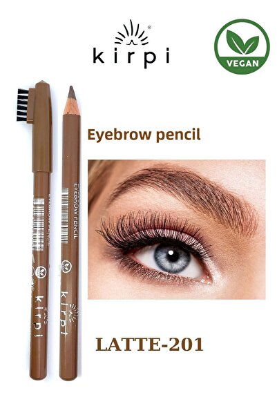 Kirpi Cosmetics Vegan Eyebrow Pencil Latte 201