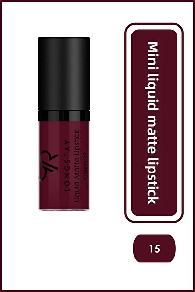 Golden Rose Liquid Mini Matte Lipstick - Longstay Liquid Matte Lipstick Νο: 1...