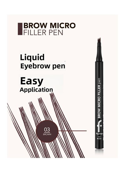 Flormar قلم تحديد الحواجب الدقيق 003 بني