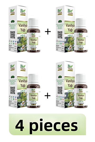 Bio Vitals زيت الفانيليا - 20 مل، 4 قطع