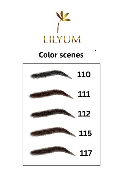 LILYUM Black Eyebrow Pencil - Eyebrow Pencil - No: 110