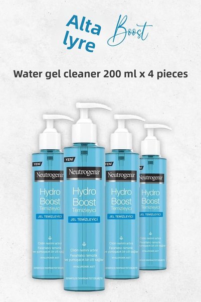 Neutrogena Hydro Boost Water Gel Cleanser 200 ml x 4 Pieces