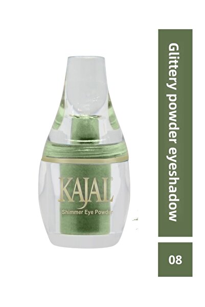 KAJAL Shimmer Single Powder Eyeshadow Forest Green No:08