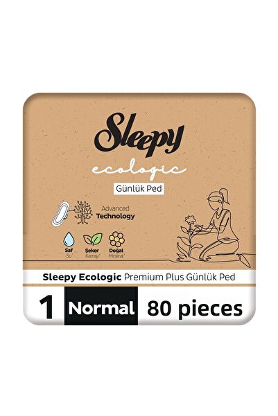 Sleepy فوط يومية إيكولوجيك بريميوم بلس عادية 80 قطعة