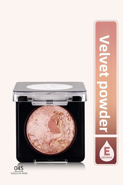 Flormar Fard de obraz copt strălucitor - Fard de obraz Baked - 045 Touch Of Rose - 8682536051453